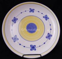 Caleca MARINA Blue & Yellow Salad Plate